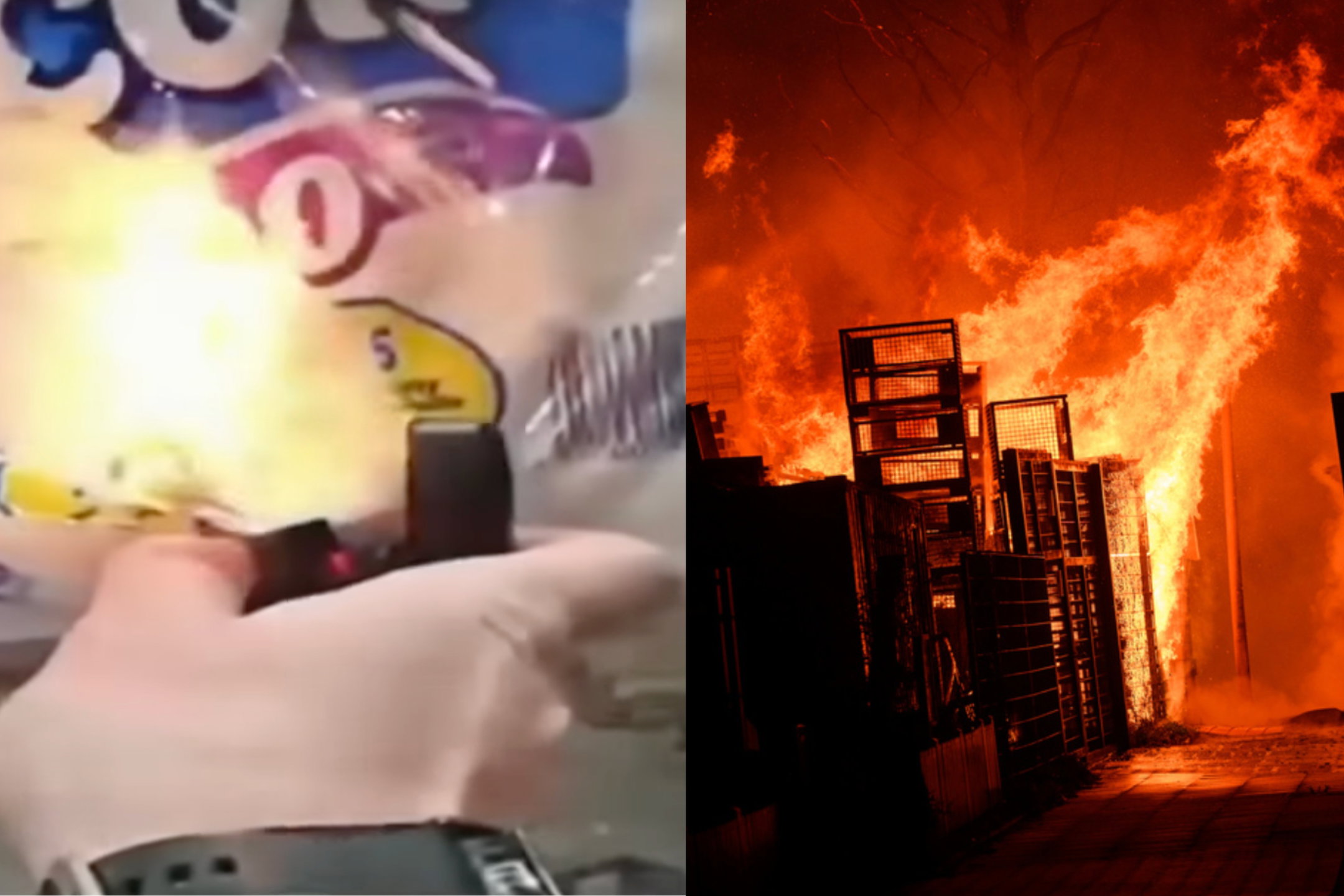 bränder i usa arbetare varuhus lagerlokaler