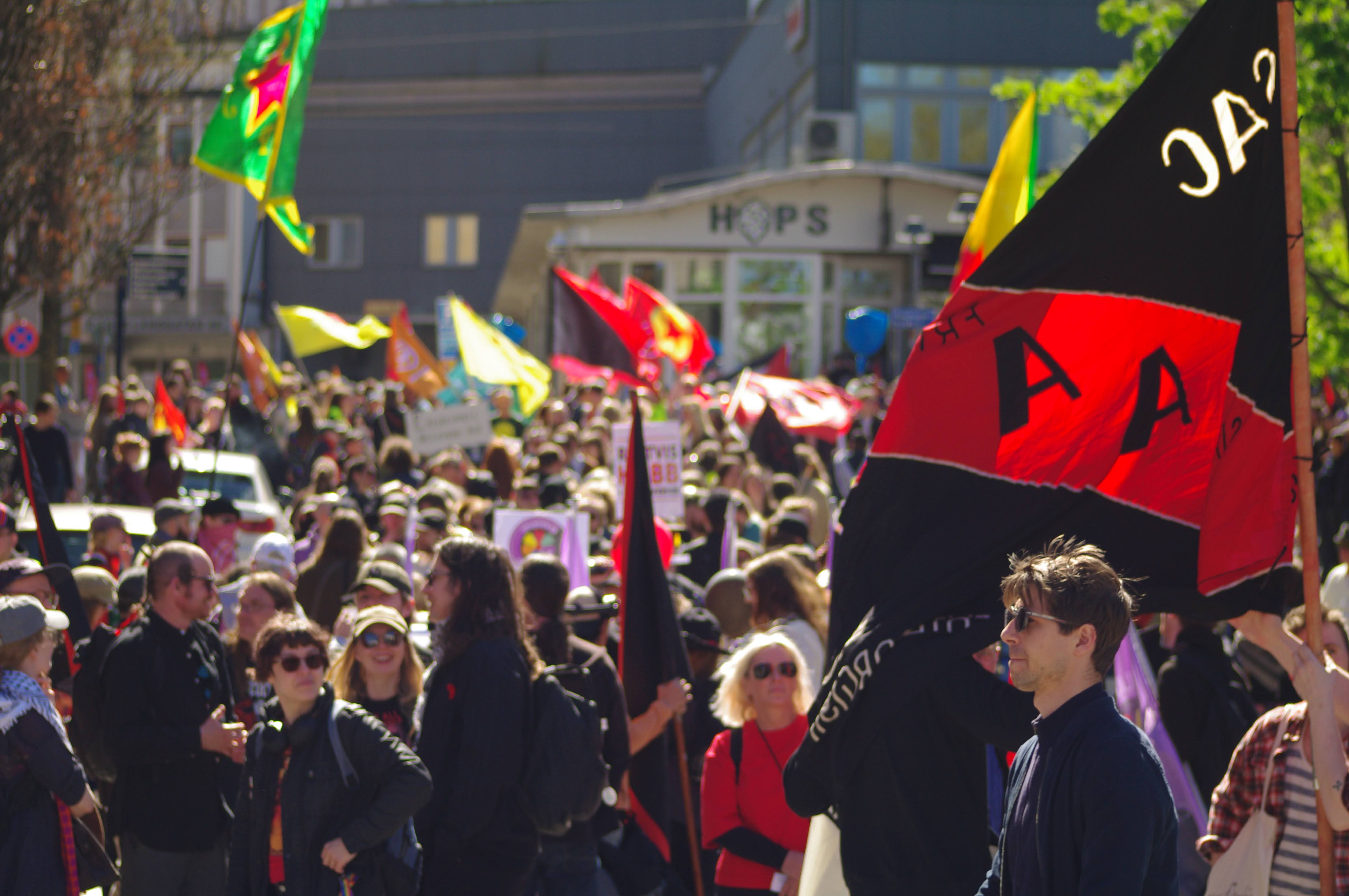 Syndikalister 1 maj Göteborg