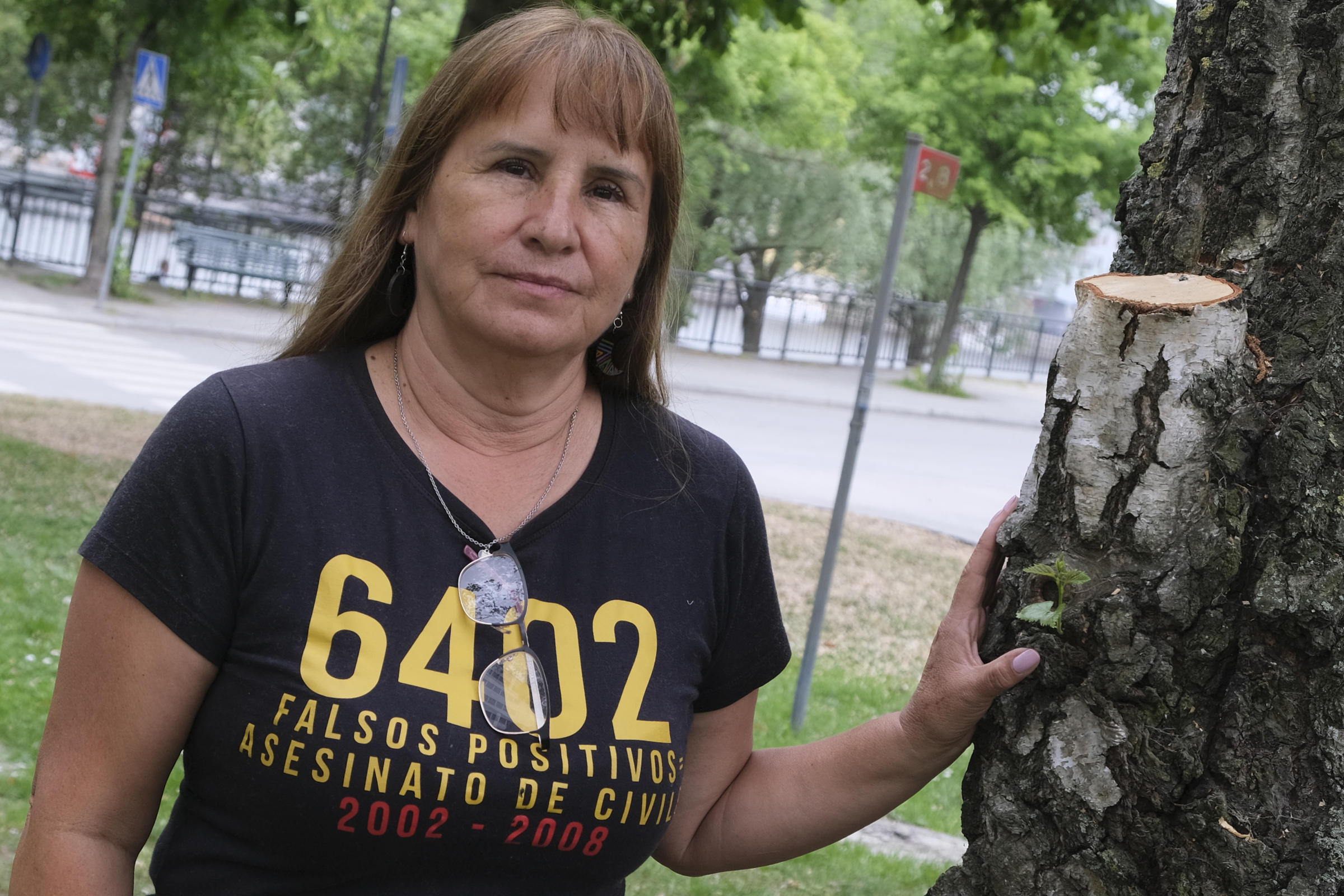 Jacqueline Castillo Pena från den colombianska organisationen MAFAPO