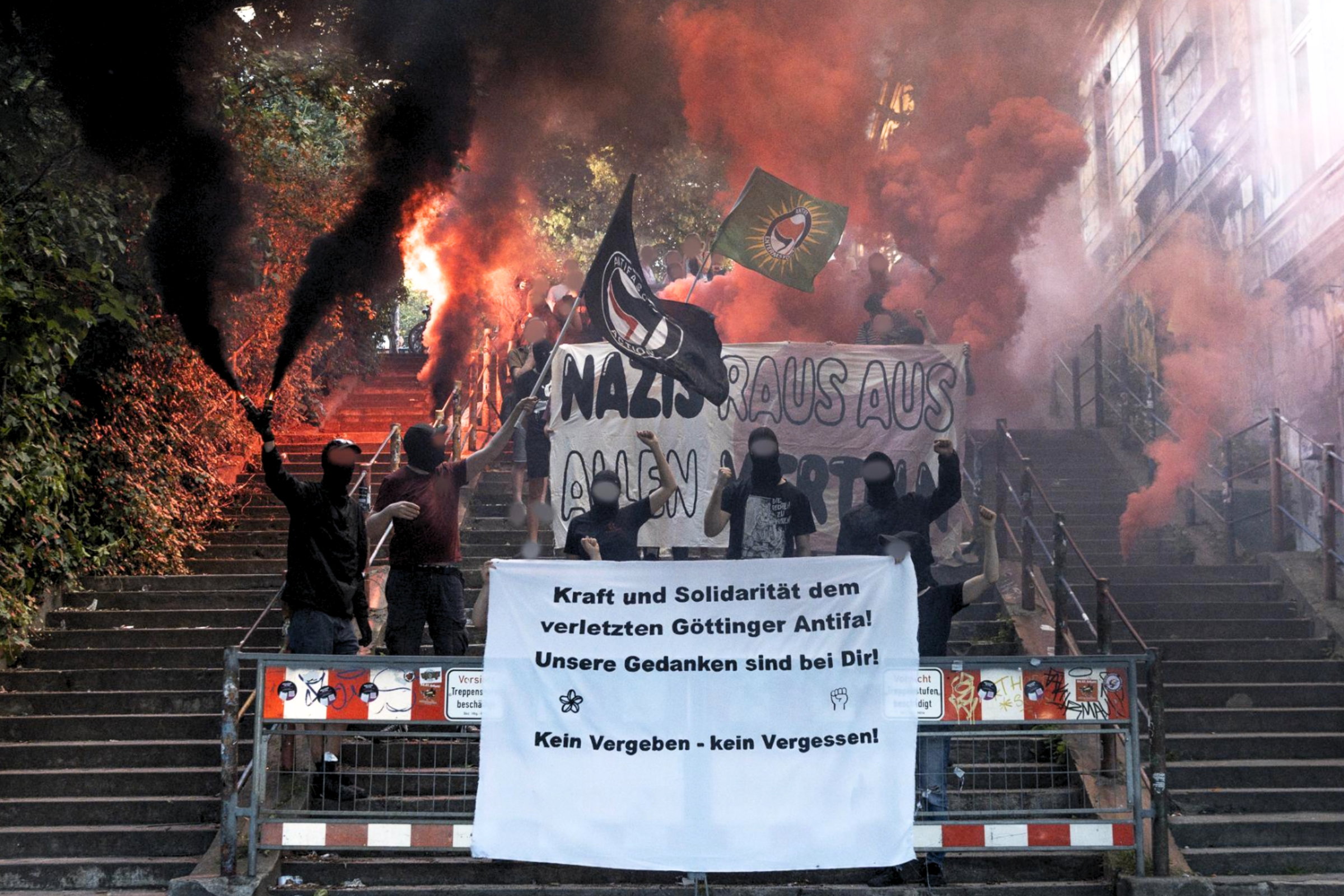 Antifascist knivhuggen i tyska Göttingen
