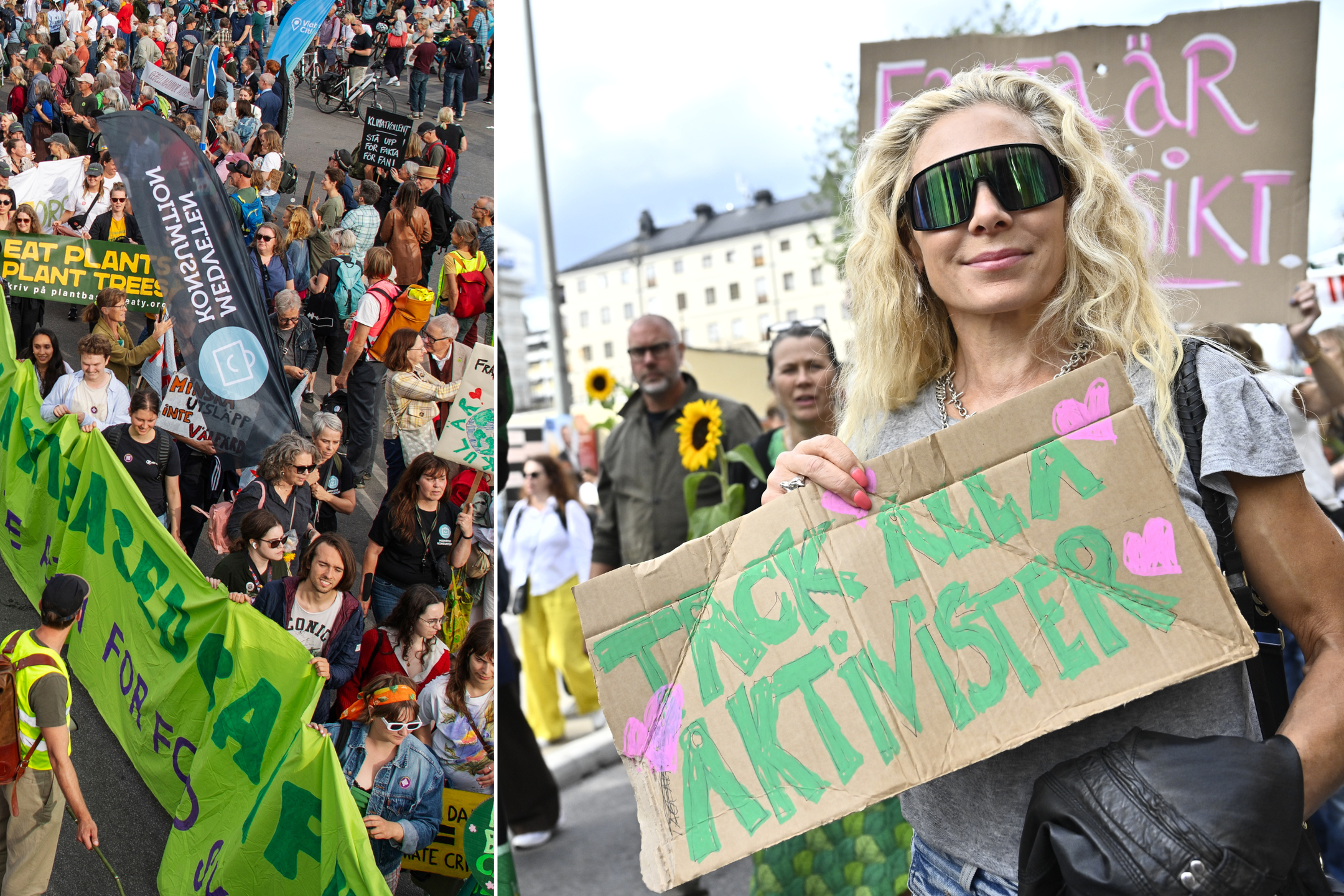 Klimatdemonstration i stockholm 23 augusti 2026