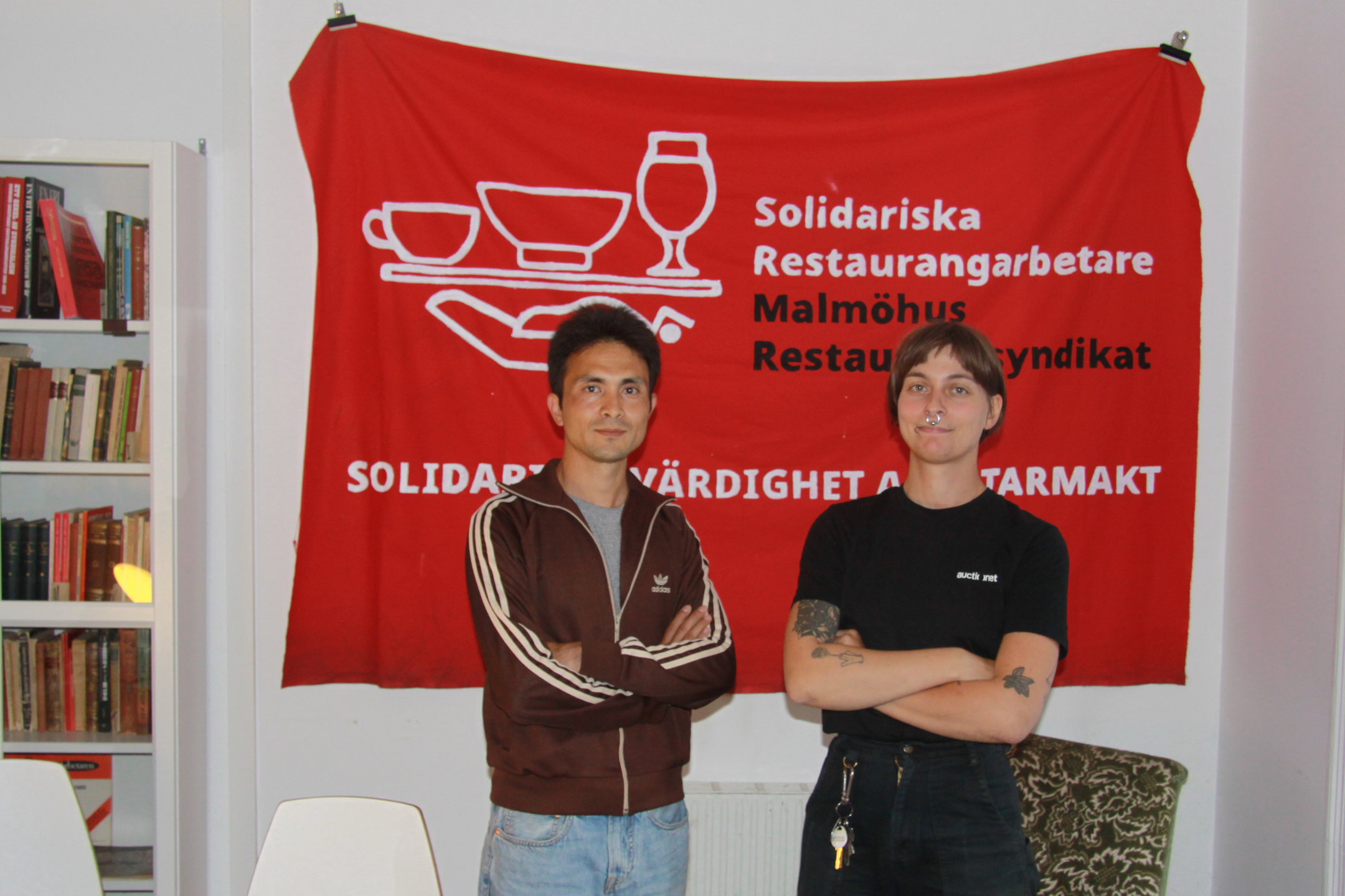 Morteza Hakimi och Cim-Héloïse Sävel från Malmöhus Restaurangsyndikat av SAC