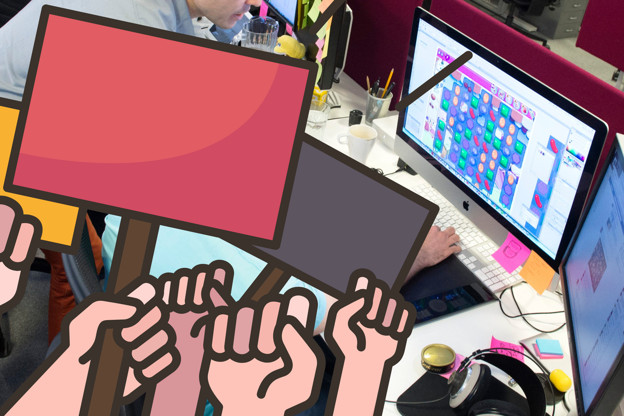 Strejk på svenska Candy Crush