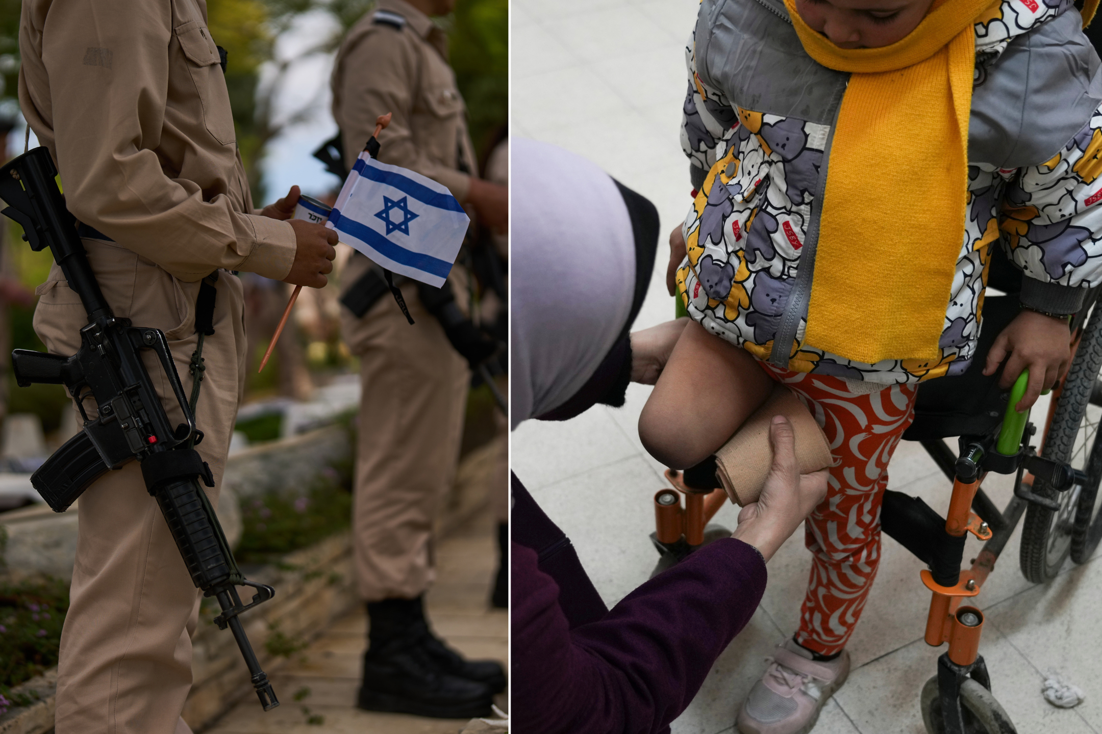 Israel rullstolrar för barn Gaza