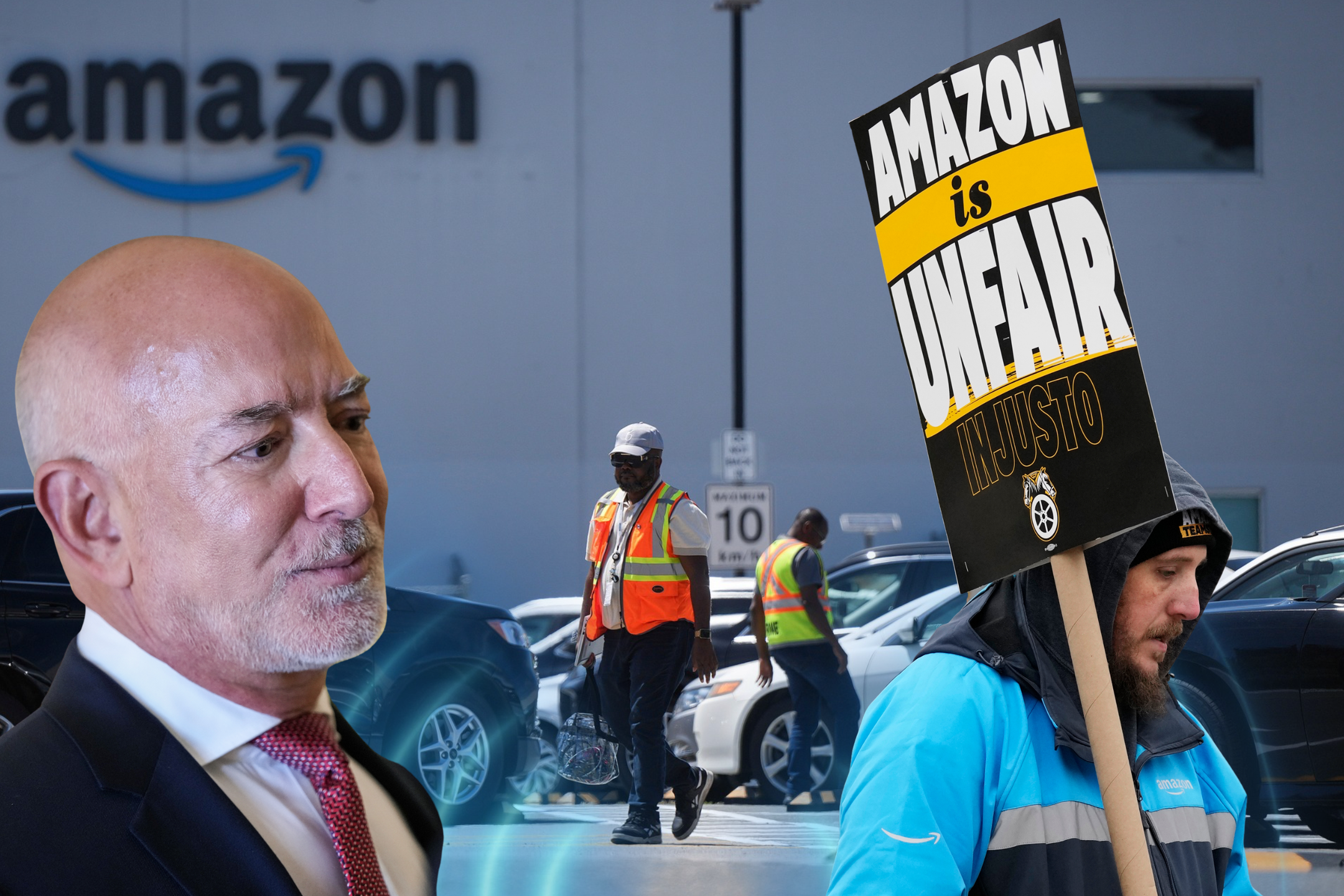 Jeff Bezos och Amazon övervakar de anställda